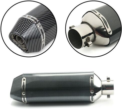 Exhaust Muffler ATV Dirt Street Bike DB Killer for Sport Motorcycles and Scooters with 1.5-2"Inlet Diameter Slip On in Kuwait