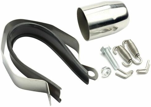 Exhaust Muffler ATV Dirt Street Bike DB Killer for Sport Motorcycles and Scooters with 1.5-2"Inlet Diameter Slip On in Kuwait