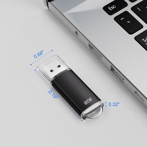 64GB USB 2.0 Flash Drives Thumb Drives Memory Stick Jump Drive Zip Drive, 5 Pack Mixed Colors: Black Blue Green Gold Purple in Saudi Arabia