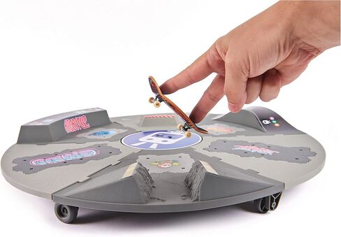 TECH DECK, Shredline 360 Motorized Skate Park, X-Connect Creator, Customizable and Buildable Turntable Ramp Set with Exclusive Fingerboard, Kids Toy for Boys and Girls Ages 6 and up in Saudi Arabia