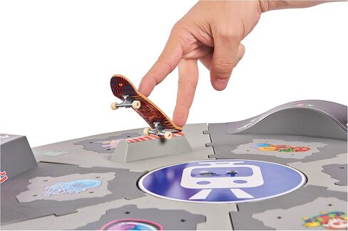 TECH DECK, Shredline 360 Motorized Skate Park, X-Connect Creator, Customizable and Buildable Turntable Ramp Set with Exclusive Fingerboard, Kids Toy for Boys and Girls Ages 6 and up in Saudi Arabia
