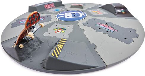 TECH DECK, Shredline 360 Motorized Skate Park, X-Connect Creator, Customizable and Buildable Turntable Ramp Set with Exclusive Fingerboard, Kids Toy for Boys and Girls Ages 6 and up in Saudi Arabia