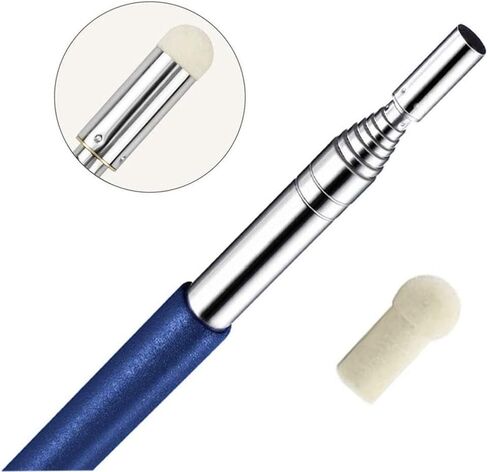 Telescopic Teacher Pointer Stick with Hand Lanyard 2 Pack, Teaching Pointer for Classroom, Hand Pointer Extendable Pointer Stick Retractable Pointer Handheld Presenter Whiteboard Pointer (Black) in Kuwait