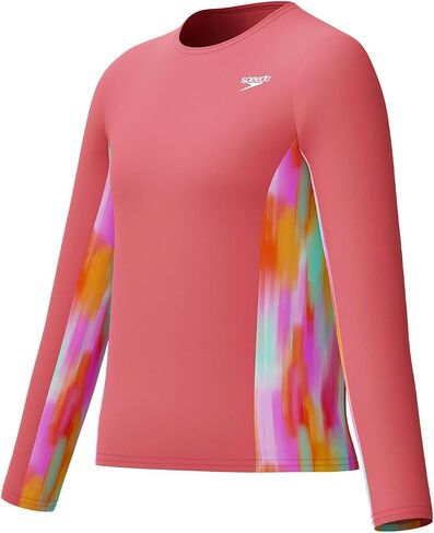 قميص سبيدو للفتيات فوق بنفسجية للسباحة بأكمام طويلة Rashguard in Kuwait