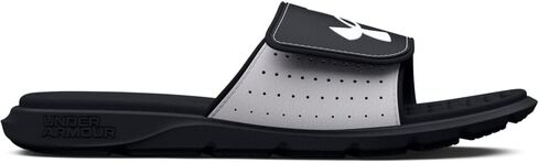 Under Armour Boys' Ignite Pro Slide, (001) Black / Black / White, 1, US in Saudi Arabia