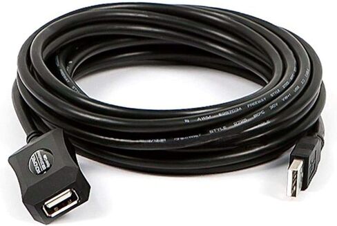 كابل Monoprice USB 2.0 ذكر إلى أنثى تمديد/مكرر نشط - يُستخدم مع بلاي ستيشن، وXbox، وKinenct، وOculus VR، ومحرك فلاش USB، وقارئ البطاقات، والقرص الصلب، ولوحة المفاتيح، والطابعة، والكاميرا، 32 قدمًا in Saudi Arabia