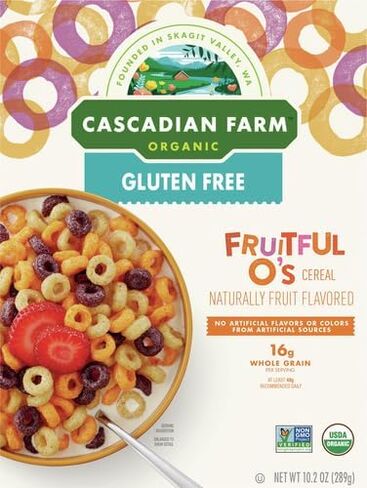 Cascadian Farm Organic Fruitful O's Cereal, Gluten Free, 10.2 oz. in Saudi Arabia
