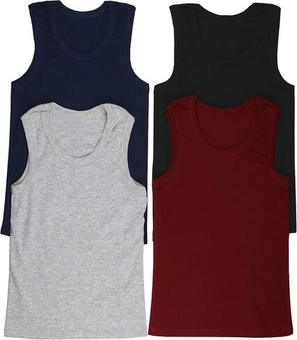 ToBeInStyle Boy's Pack of 4 Tank Tops in Saudi Arabia