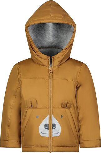Simple Joys by Carter's Baby Water-Resistant Snowsuit Set-Hooded Winter Jacket, Camel, 6 in Kuwait