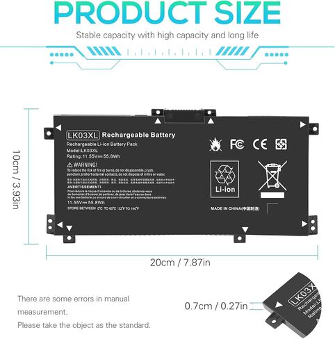Fancy Buying 5MTD8 Laptop Battery for Dell V131 2nd Series Latitude 3340 3350, Fits JR6XC YFDF9 YFOF9 451-BBJB 451-BBIY 451-BBIZ 7WV3V H4PJP in Saudi Arabia