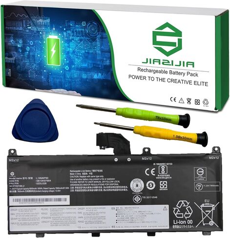 JIAZIJIA 02DL005 L18M4P72 SB10K97643 استبدال بطارية الكمبيوتر المحمول لجهاز Lenovo ThinkPad X1 Yoga 4th Gen / X1 Carbon 7th Gen 2019 / 8th Gen 2020 Series 02DL006 L18C4P71 02DL004 L18L4P71 15.36V 51Wh in Saudi Arabia