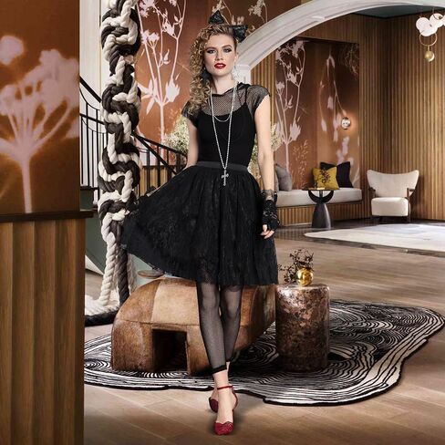 Amscan Women's Lace, Black, Adult Standard in Saudi Arabia