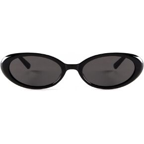 SORVINO Retro Small Oval Sunglasses for Women Men 90s Narrow Tiny Vintage Skinny Glasses