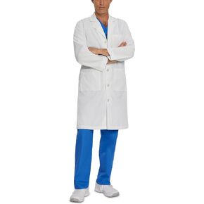 Landau Relaxed Fit 3-Pocket 5-Button Full-Length Lab Coat for Men 3140