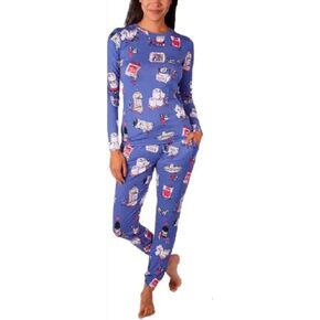 Munki Munki Ladies' 3-Piece Pajama Set