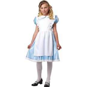 California Costumes Alice Girl's Costume Large, White/Blue