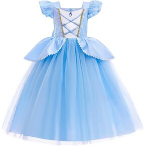 Dressy Daisy Toddler Little Girls Princess Fancy Dress Halloween Costume Birthday Party Gown with Accessories Size 2T to 10