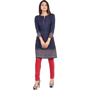 Maple Clothing Kurta Longn Tunic Tops for Women Party Wear Kurtis in Kuwait