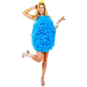 Women's Funny Loofah Costume Dress w/Pockets - Shower Loofah Halloween Costume