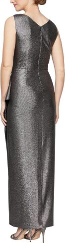 Alex Evenings Women's Long Sleeveless Velvet Dress in Saudi Arabia