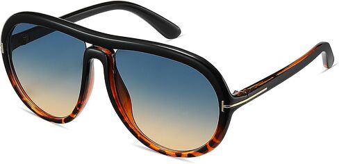 نظارات شمسية TruFabV Vintage Aviator كبيرة الحجم للنساء والرجال، نظارات دائرية كلاسيكية من السبعينيات in Saudi Arabia