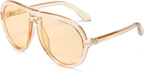نظارات شمسية TruFabV Vintage Aviator كبيرة الحجم للنساء والرجال، نظارات دائرية كلاسيكية من السبعينيات in Saudi Arabia