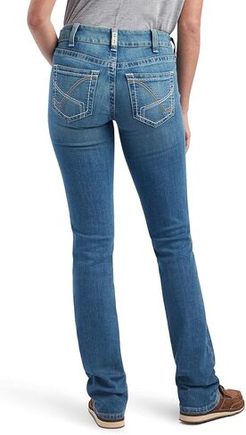 ARIAT Women's R.e.a.l. Mid Rise Arrow Fit Esmeralda Boot Cut Jean in Saudi Arabia