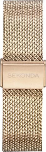 ساعة Sekonda Flex النسائية الذكية 42 ملم مع مراقب معدل ضربات القلب والنوم، والنشاط اليومي، والرياضة، والموسيقى، والطقس ووظائف الرسائل، مع حزام شبكي in Kuwait