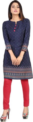 Maple Clothing Kurta Longn Tunic Tops for Women Party Wear Kurtis in Kuwait