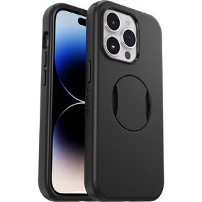 حافظة OtterBox iPhone 14 Pro (فقط) OtterGrip Symmetry Series - CHILL OUT (أخضر)، مقبض مدمج، حافظة أنيقة، أزرار كبس على MagSafe، حواف مرتفعة تحمي الكاميرا والشاشة
