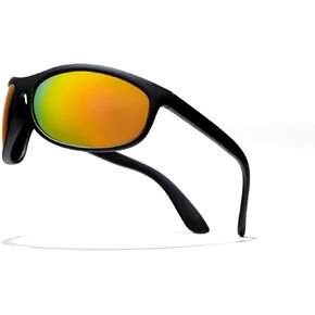Swift Ultra-light Unbreakable Sports Polarized Sunglasses for Running Cycling Hiking Sunglasses for Men Women Teens