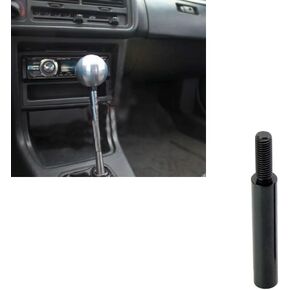 1 قطعة 2.9 بوصة مقبض ناقل الحركة في السيارة، رافعة ناقل الحركة المعدنية المتينة مع خيط، رأس ناقل الحركة المرتفع للسيارات العالمي المقاوم للماء لشاحنة السيارة الدفع الرباعي (أسود #M10 × 1.5) in Kuwait