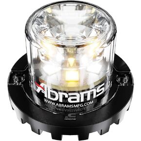 Abrams SAE Class-1 Blaster 360 (أحمر/أحمر) 18 وات - 6 مصابيح LED لرجال الإطفاء POV شاحنة طوارئ LED للتركيب السطحي المخفي ضوء تحذير ستروب