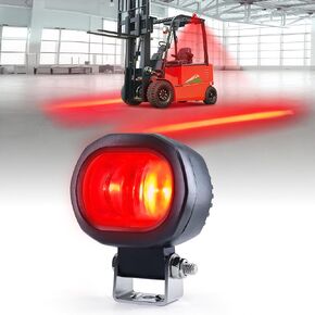 Mini LED Forklift Light 1000LM Blue Warehouse Pedestrian Safety Light Forklift Danger Zone Warning Light 10W, DC 12-80V - 2 Pack