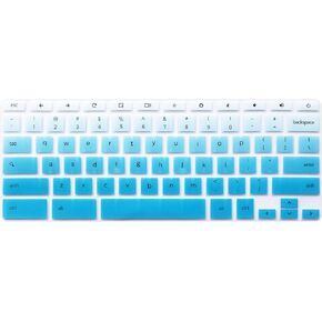 Silicone Keyboard Cover Skin Compatible for 11.6 inch Samsung Chromebook 3 XE500C13 XE501C13, 11.6 inch Samsung Chromebook 2 XE500C12, 12.2 inch Samsung Chromebook Plus V2 2-in-1 XE520QAB (Ombre Pink)