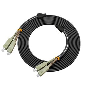 245ft LC to LC Outdoor Armored Duplex 50/125 OM2 Fiber Optic Cable Jumper Optical Patch Cord Multimode 75Meters 75M LC-LC