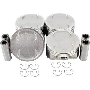 DNJ P715.20 مجموعة مكبس كبيرة الحجم لـ 1999-2006 / Saab، Subaru / 9-2X، Baja، Forester، Impreza، Legacy، Outback / 2.5L / SOHC / H4 / 16V / 2458cc / EJ251، EJ252، EJ253، EJ259