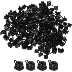 MECCANIXITY 100pcs 2-3mm Strain Relief Cord Connector Cable Bushing Boot Sleeve for Electric Cable Cord Insulation Protection, 4N-4