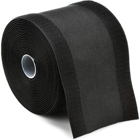Floor Cable Cover,Cable Grip Cords Cable Protector Cable Management,Office Area Special Wire Protection Sleeve (Black) (19.69FT)