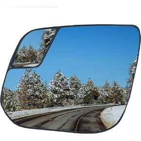 Passenger Right Side Heated Mirror Glass Compatible with Chevrolet Chevy Colorado 2015-2022 Blind Spot Side View Convex Mirror Glass with Rear Holder