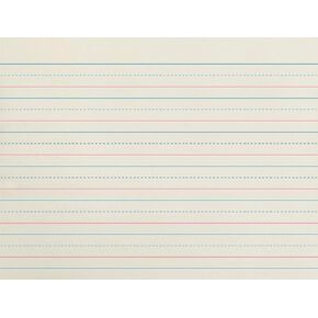 School Smart Zaner-Bloser Paper, 3/4 Inch Ruled, 10-1/2 x 8 Inches, 500 Sheets