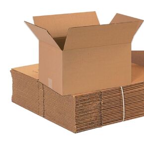 AVIDITI Shipping Boxes Medium 16"L x 12"W x 10"H, 25-Pack | Corrugated Cardboard Box for Packing, Moving and Storage
