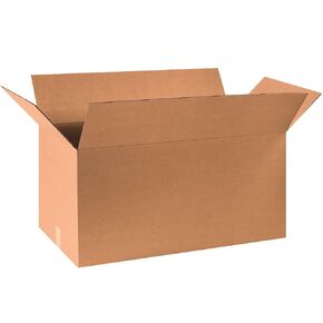 Aviditi HD301515DW Heavy-Duty Double Wall Corrugated Cardboard Box 30" L x 15" W x 15" H, Kraft, for Shipping, Packing and Moving (Pack of 10)