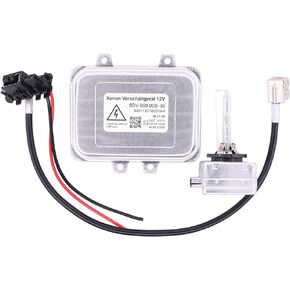 NewYall Xenon Headlight Ballast Control Unit Module with Igniter Harness and D1S Bulb for 528i 535i 530i X6 Escalade Town & Country Sprinter 2500 3500 Azera Equus CLK550 G550 G63 G500