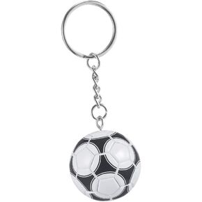 Soccer Backpack Pendant, Black and White Football Key chain, Bag Decoration Mens Boys Girls Sports World cup Key Ring, Carnival Reward Birthday Gift