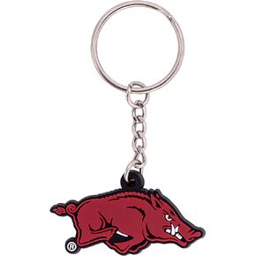 Desert Cactus University of Arkansas Razorbacks Keychain U of A Hogs Car Keys Holder (PVC A)