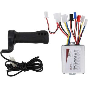 Keenso 12V 500W Throttle Motor Brushed Speed Controller & Throttle Grip for Electric Bicycle Scooter E‑Bike