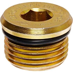 Moroso 97006 Replacement Magnetic Drain Plug, 3/4-16 (#8AN) Thread