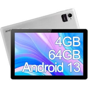 Tablet, 10 inch Android Tablets, Android 12 Tablet Quad Core Processor 64GB Storage Tablet Computer, 4GB（2+2） RAM, 8MP Camera, Long Battery Life Black in Kuwait