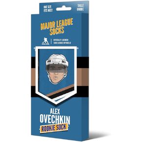 Major League Socks - WASHINGTON CAPITALS- Various Players - Hockey Fan Gift, Unisex, One Size (7-13) Collectible Merchandise